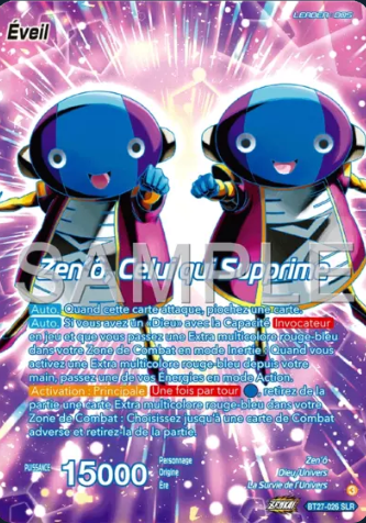 Zen'ô // Zen'ô, Celui qui Supprime (Special Leader Rare) BT27-026-UC