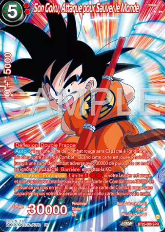Son Goku, Attaque pour Sauver le Monde BT25-009-SPR